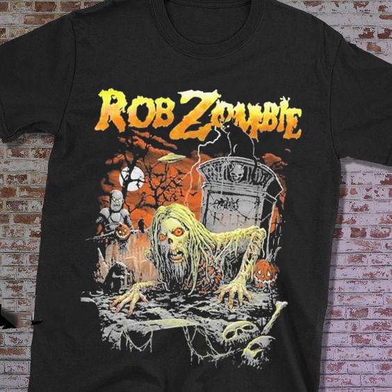 New Rob Zombie Halloween Rise T-shirt Gift 2025 BL442 Unisex T-Shirt XXL 1990₽