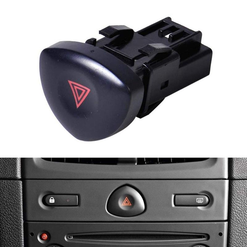 B07A-Emergency Switch Hazard Alarm Lights Warning Button For Renault Clio II 8200442723