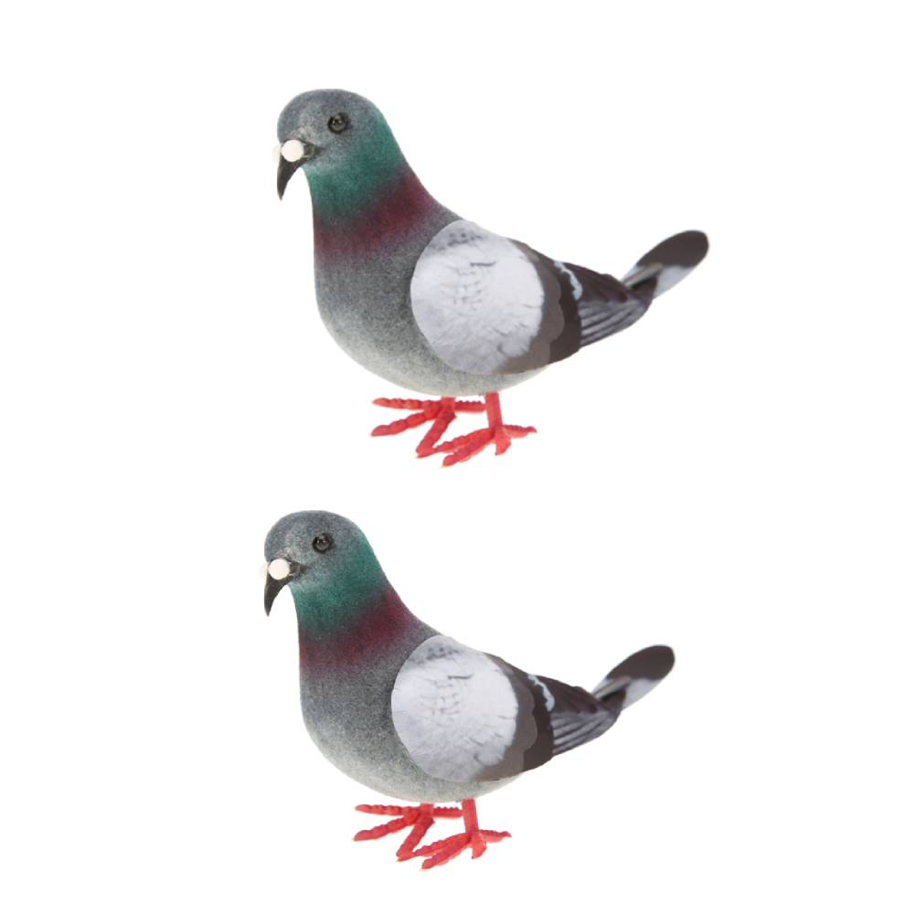 Simulation Foam Pigeon Art Crafts Miniatures Bird Figurines Artificial Imitation Beautiful Handcrafts Cute Christmas Decorations