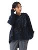 Beams Boy Sweatshirt [Special Order] TORI-TO Ribbon Sweatshirt, Women's, Navy Free