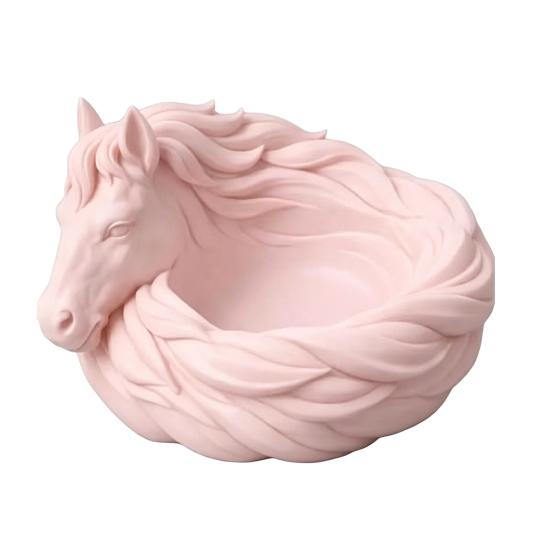 Horse Storage Tray, Decorative Horse Catchall Bowl, Compact Desktop Organizer for Entry Table Dressing Table Bedside Office Desk