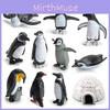 Miniatur-Pinguin-Modellset, PVC-Sammelfiguren für arktische Dekoration