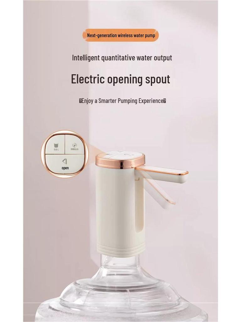 Foldable Automatic Electric Water Dispenser Pump for Large Mineral Water Barrels