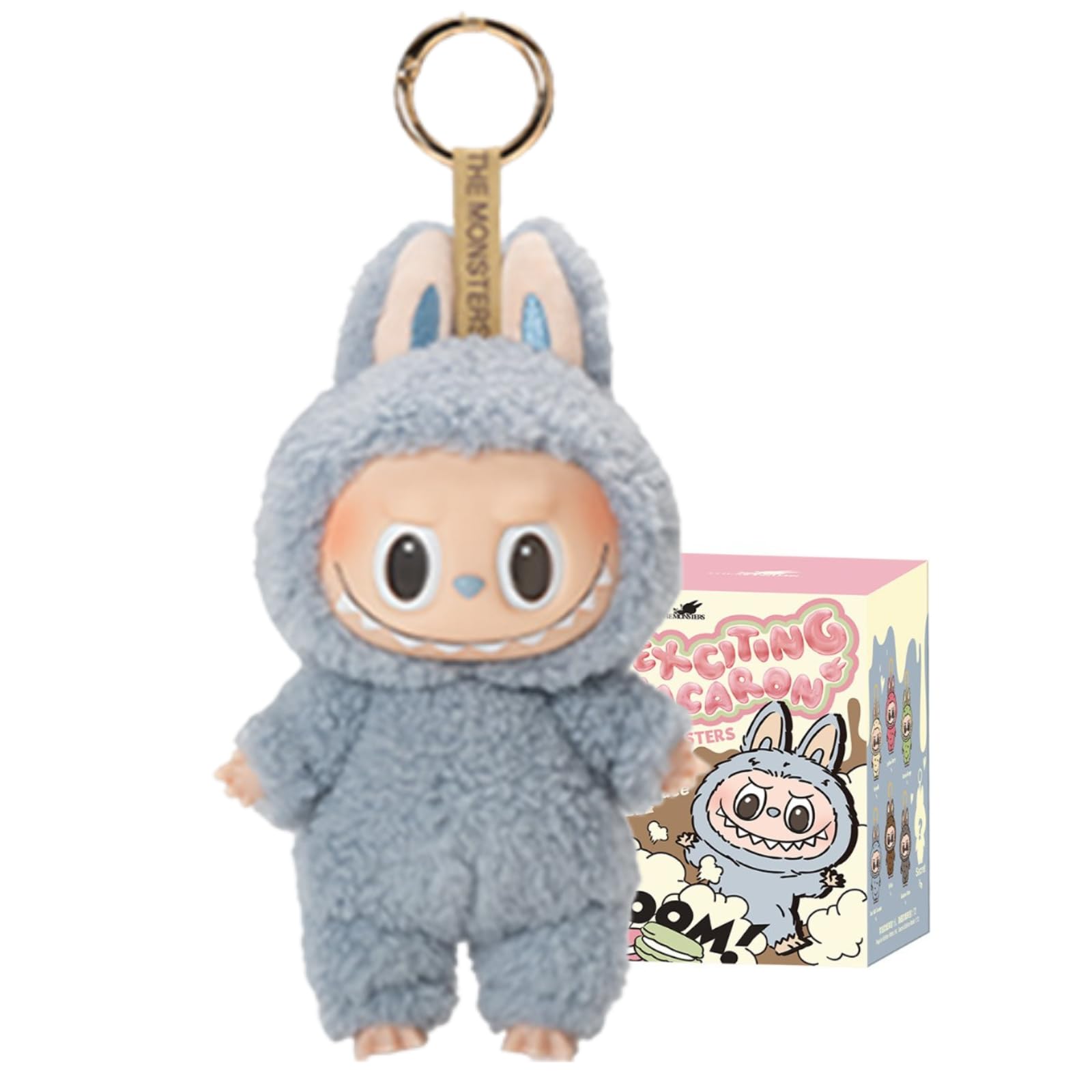 

POP MART THE MONSTERS Exciting Macaron Random Blind Box Pop Mart Exciting Macaron Figure Gift Macaron 1 [Single Item, Authentic, Unopened] (1 Piece)