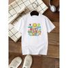 Europäische Größen Jungen Mode T-Shirt, mit niedlichen Cartoon-Aufdrucken, Weich und Atmungsaktiv, Geeignet für Sommerliche Outdoor-Aktivitäten