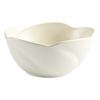 ZISIZ Nordic Ceramic Flower Salad Soup Bowl