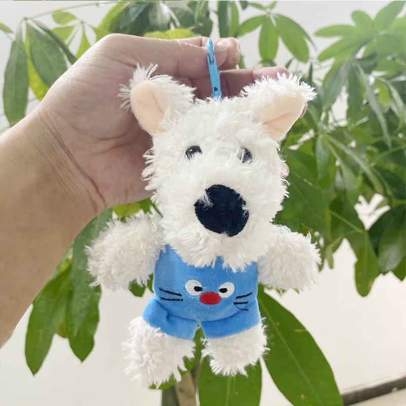 Plush Animal Charming Keychain Collection Featuring Cute Dogs Cats Frogs And Bears
