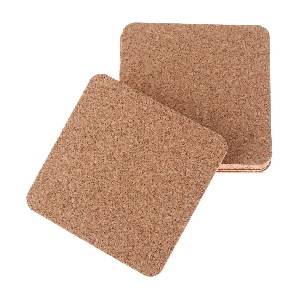 Absorbent Coaster Heat Resistent Cup Costers Cup Mat Pad Wooden Cup Mat Drink Coasters Cup Mat