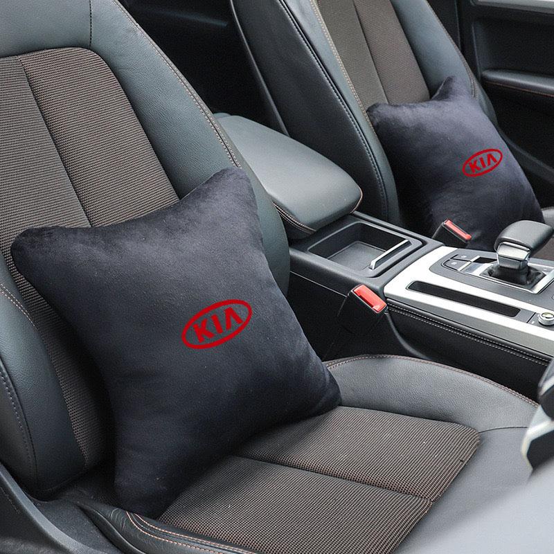 for KIA Car Headrest Cover Auto Seat Cover Head Neck Rest PillowSportage Rio Ceed Picanto K5 K9 Sorento Accessories hbwjx00