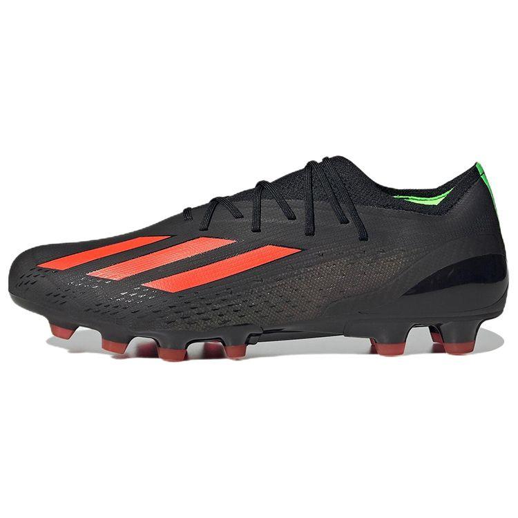 Adidas X Speed Portal.1 Round Toe Lace-Up AG (Rubber Short Studs) Artificial Grass Fabric Durable Lightweight Soccer Shoes Men Soccer Shoes GW8436