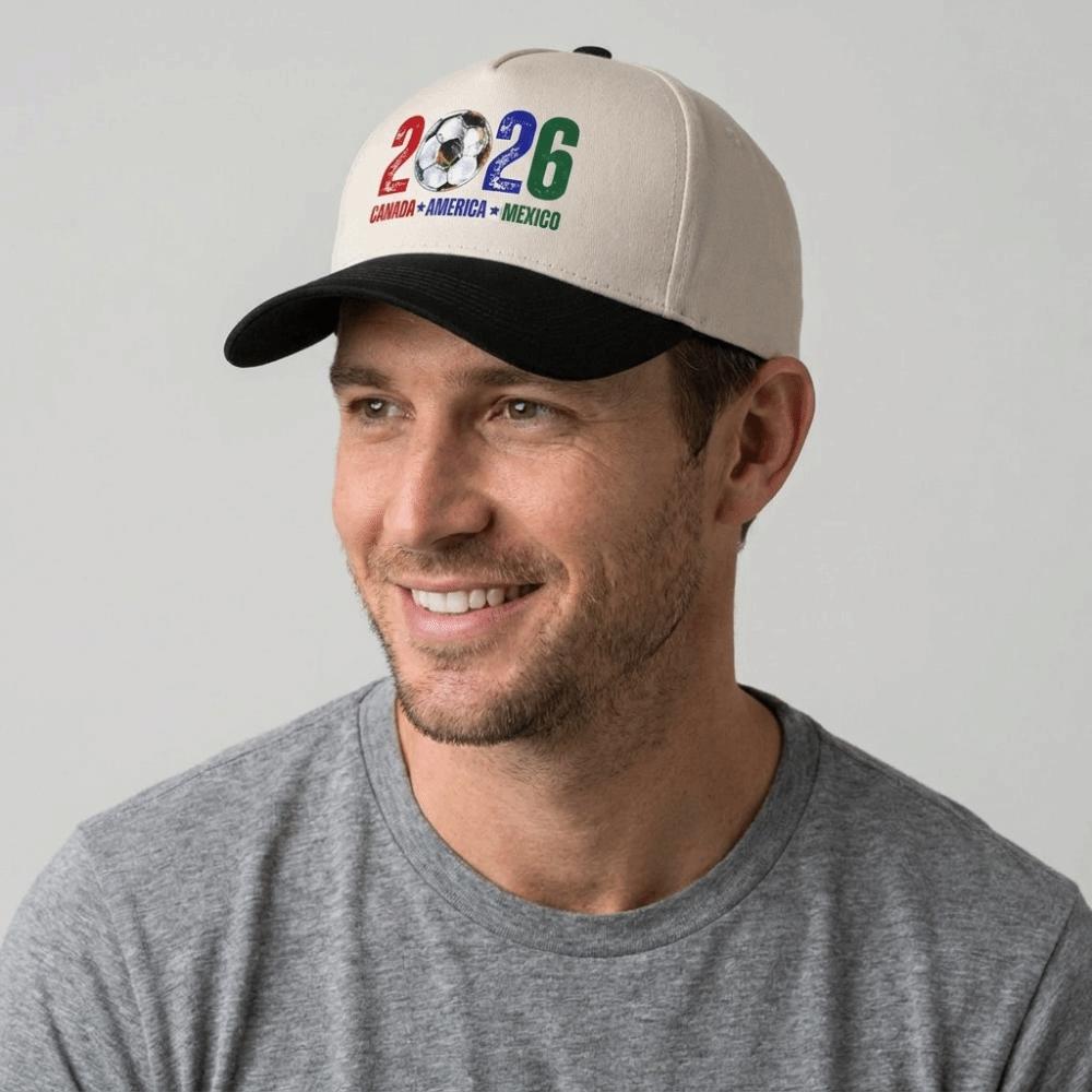 Color-Blocked Breathable Peaked Cap Sun Protection Running Sun Caps Soccer Baseball Cap  Sports