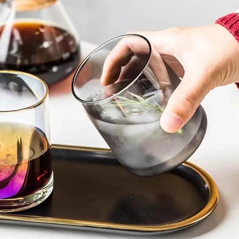 270 ml jednoduchý skleněný hrnek multifunkční skleněný jednovrstvý šálek na vodu pro domácnost šálek ústní vody mléko šálky na pití kávy