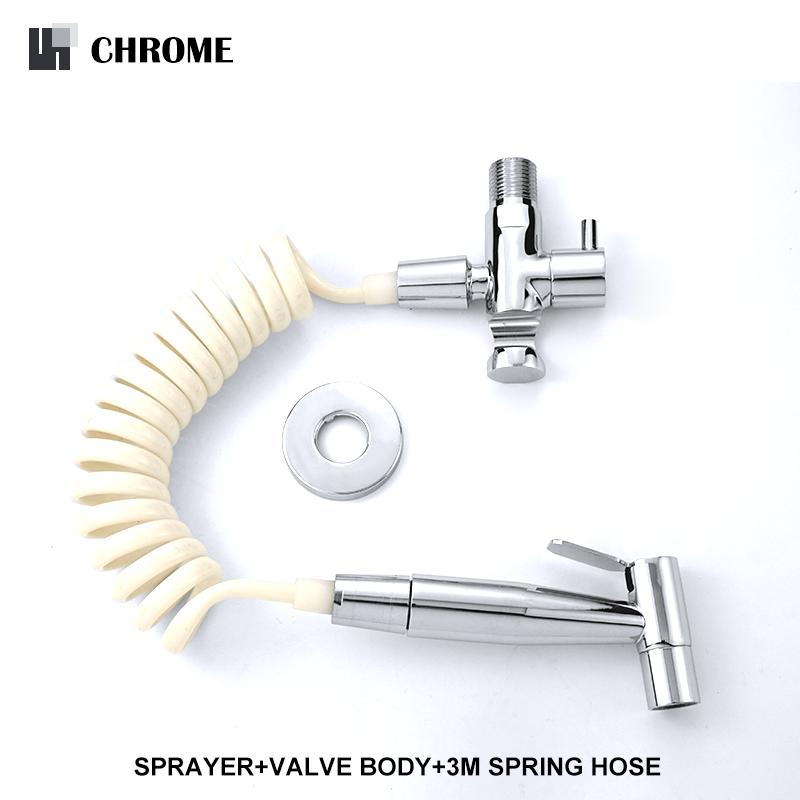 Accesorii pentru pulverizare bideu toaletă de mână din oțel inoxidabil robinet pentru bideu negru pulverizator pentru baie cap de duș cu autocurățare auriu