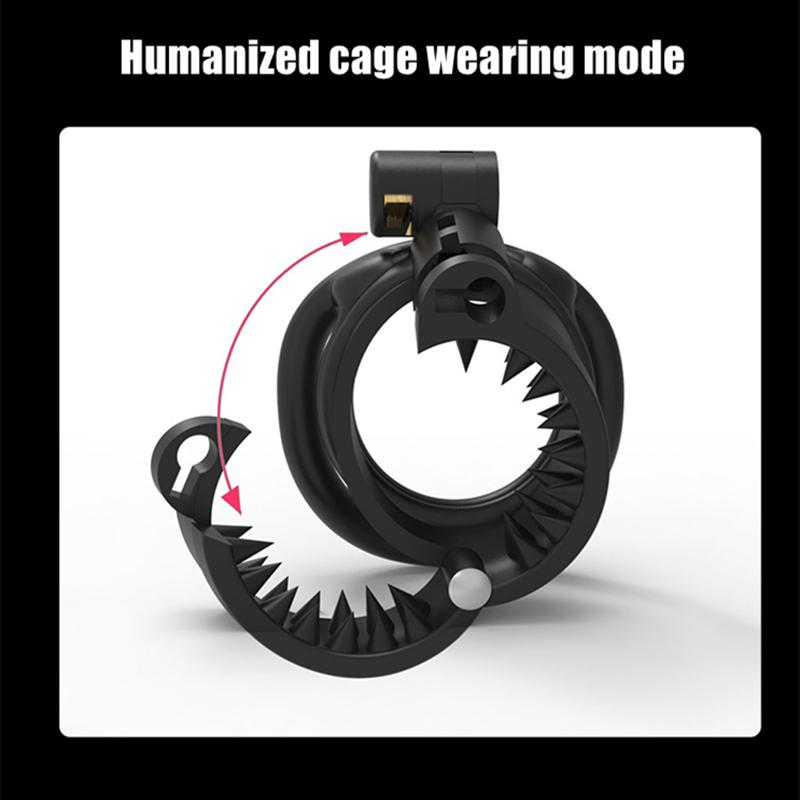 BDSM Constraining Toys Adjustable and Detachable Chastity Cage Anti-erection Spiky Device Male Chastity Device Cock Cage Sex Toy