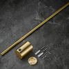 Brass Bathroom Towel Holder Wall Mounted Towel Hanger Brushed Gold Towel Rack Storage Rack Shelf 40cm/50cm Bathroom Accessories