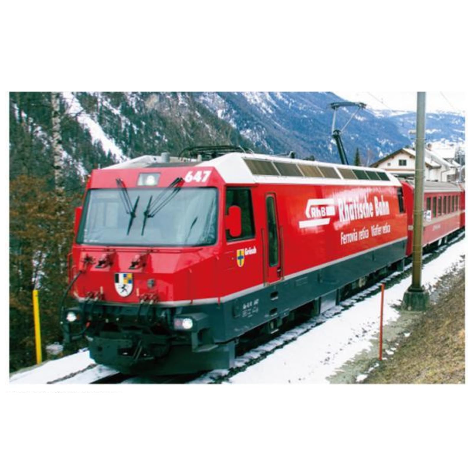 N gauge KATO Glacier Express Alps Set Model Railway KATO No10-2027 Add-on (4 cars)