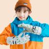 Thickened Fleece Boys Girls Gloves Waterproof Cycling Gloves 4-12Y Skiing Snow Gloves  Student Kids
