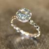 Unique Creative Topaz Rings for Women Fashion Jewelry