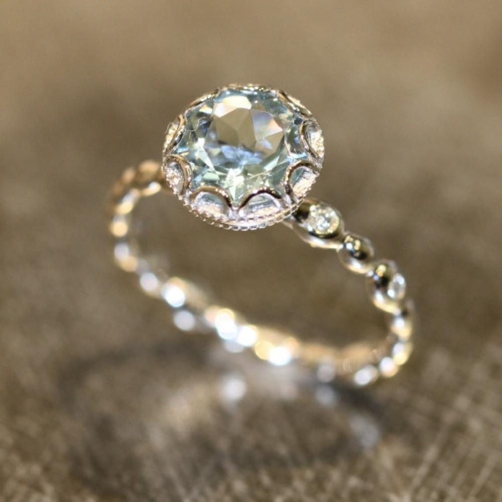 Unique Creative Topaz Rings for Women Fashion Jewelry no. 6