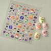 5D Embossed Halloween Cartoon Nail Art Stickers