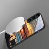 Sea storm small sailboat Suitable For Samsung Galaxy S26 Ultra S20 FE S21 S22+ S23 Plus S24 S25 Edge magnetism Glass Phone Casee