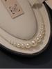 Pearl Gradient Clavicle Necklace - Women's Fashionable French Bead Jewelry