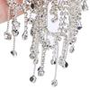 Rhinestone Tassel Chain Fringe Bridal Applique Trim   Clothing Bag Decoration