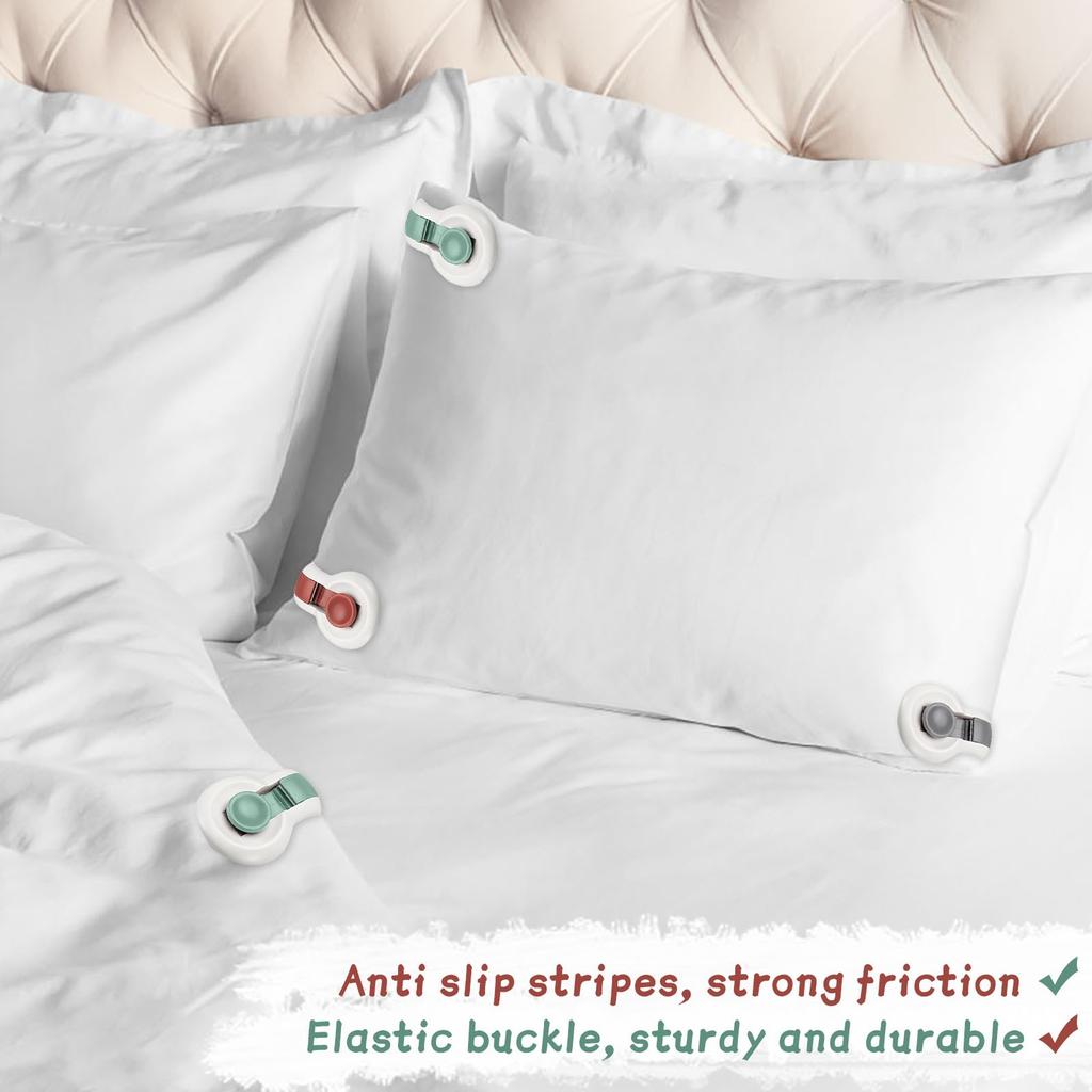 Clipuri de fixare a foilor cu cataramă pentru pilota, 6 buc. Nu deteriorează dispozitivul de fixare a pilotei