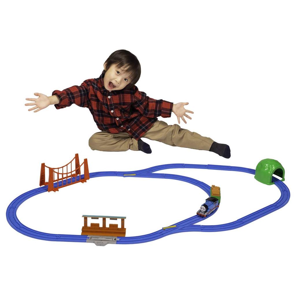 Plarail Thomas Wanders Talking Thomas and Me Sodor Island Set Around!