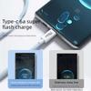 Compatible with Apple and Android Data Cables, PD Fast Charging Dual-TYPEC, Huawei and Xiaomi Super Fast Charging Braided Cable 66W