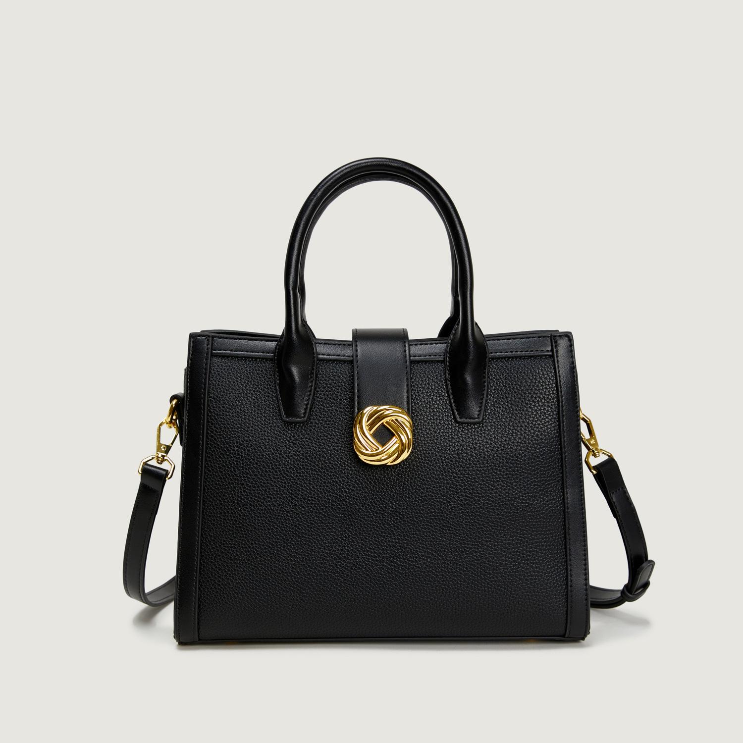 

Handheld Mother Bag, New Women s Bag, Tote Bag, Simple and Elegant Style, European and American Retro Fashion Single Shoulder Crossbody Bag чёрный