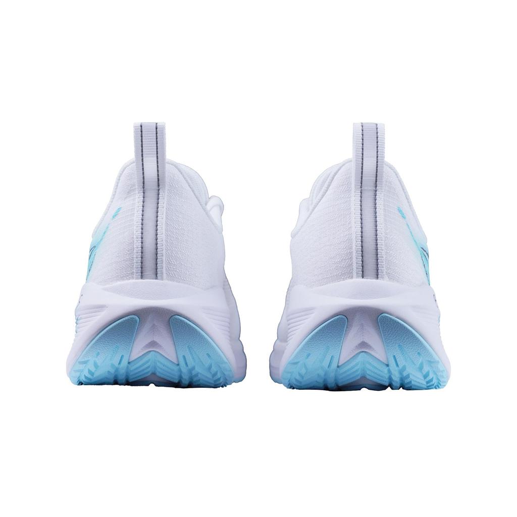 Li Ning Wuyue Cushioning Slip Resistant Abrasion Resistant Low top Running Shoes Men's White Blue ARST003-1(Team596-)