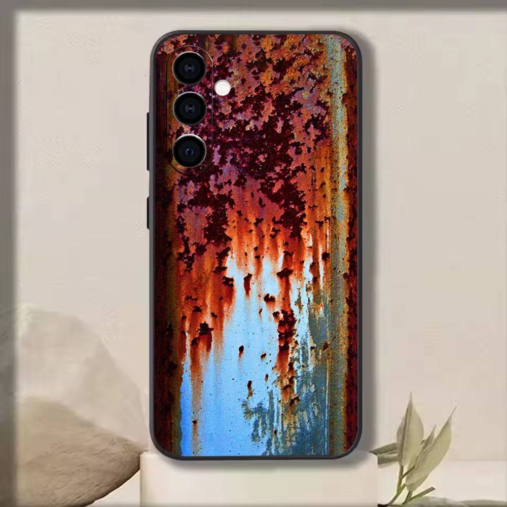 Rust Beauty   Phone Case Black Silicone Soft For Samsung Galaxy A73,A72,A71,A70,A53,A52,A51