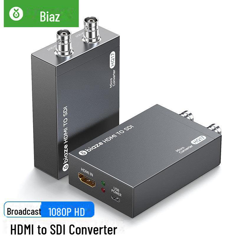 Biaz HDMI to AV Converter with USB Power – Digital HD to 3RCA (Red, White, Yellow) Audio and Video Cable