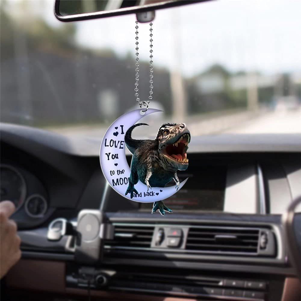 Animal Car Whimsical Hanging Pendant Delightful Acrylic Decor For Auto And Home