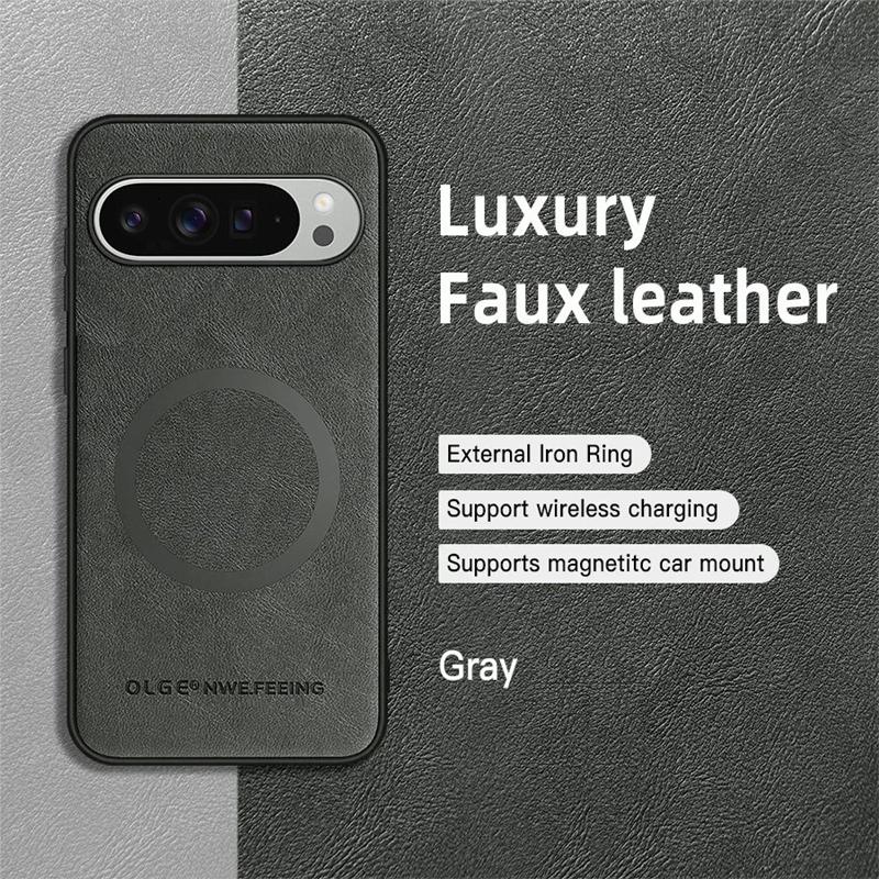 For Magsafe Phone Cases For Google Pixel 7 8 9 Pro XL Magnetic Wireless Charging Covers For Pixel 9A 8A 7A Phone Accessories
