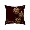 Home Decor Christmas Theme Decorative Print Pattern Cushion Cover Home Living Room Sofa Decor Throw Pillow Pillow Cover