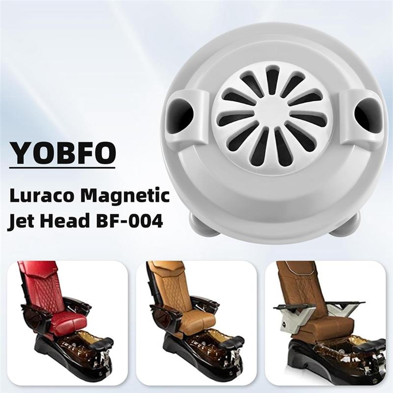 

Magnetic Jet Head BF-004 For LURACO Jet Motor Pedicure Spa Tubs Chair,Contains Propeller And Cover, 4-Pin сірий
