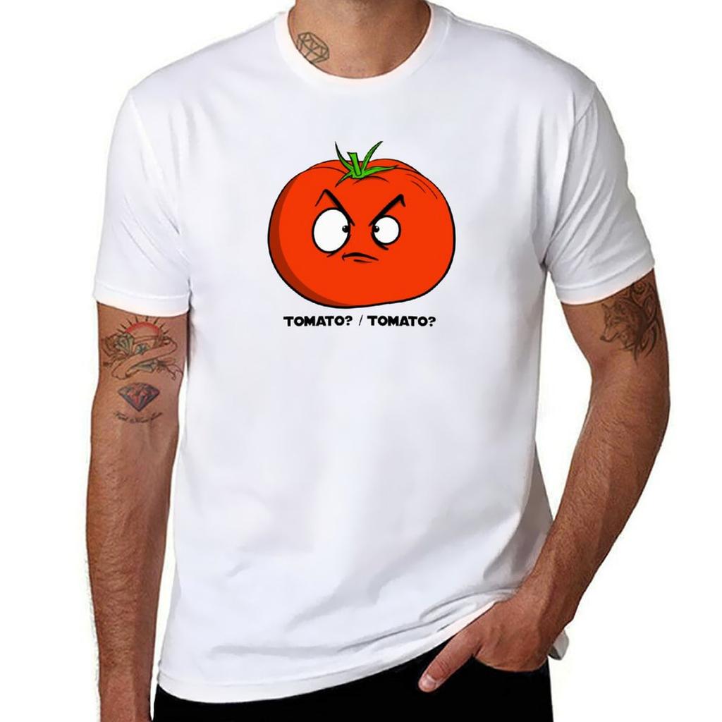 Tomato Tomato Angry Confused Tomato Tshirt Essential Solid Color Tshirt