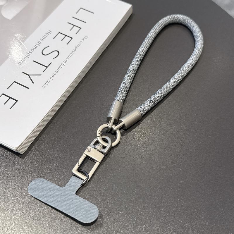 Portable Mobile Phone Hand Wrist Straps Nylon Colorful Anti-Fall Lanyard With Gasket Detachable Cellphone Hanging Cord