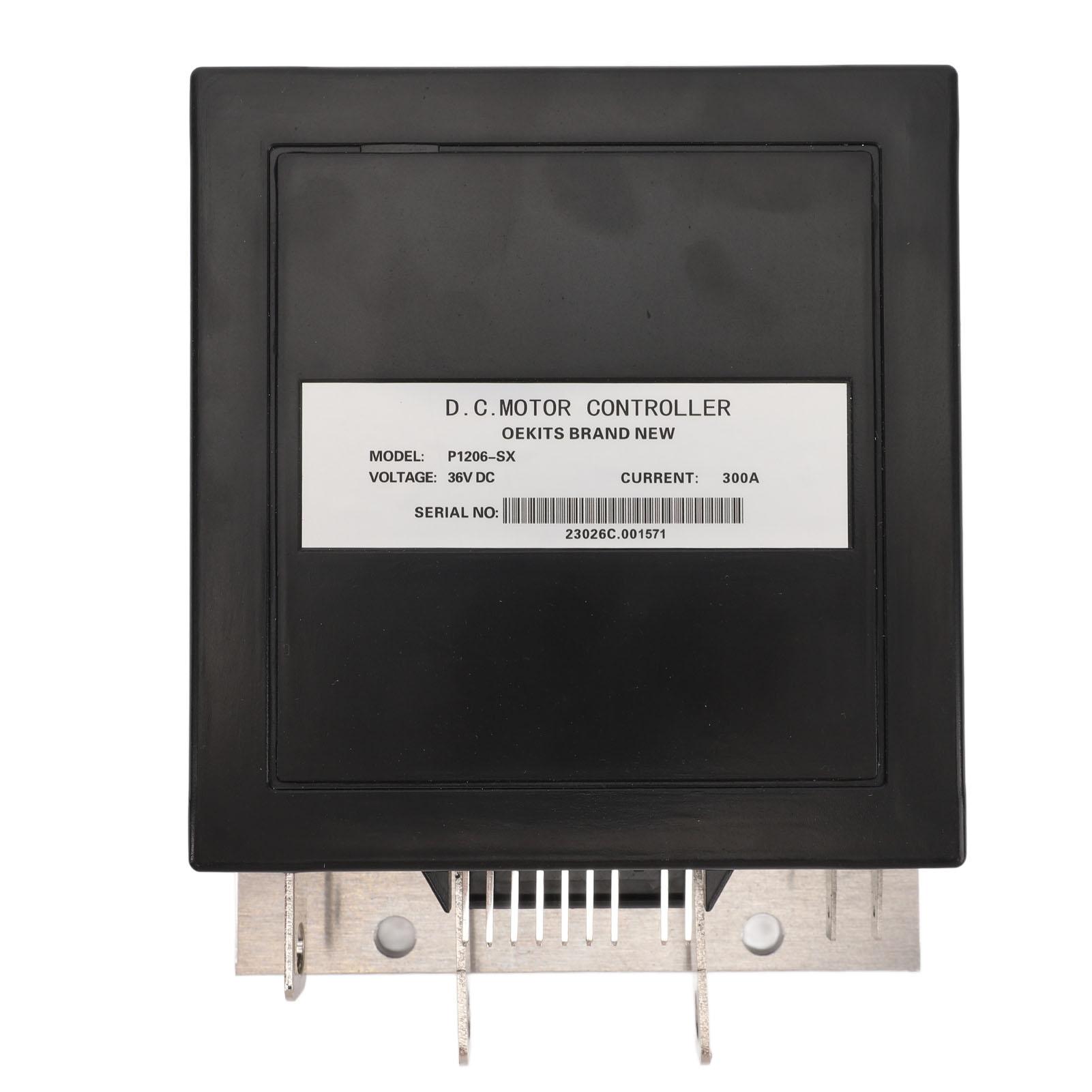 

Golf Cart Motor Controller 36VDC 300A 9 Pins 5 Terminals Smooth Operation 1206SX Replacement for E‑Z‑GO TXT Medalist