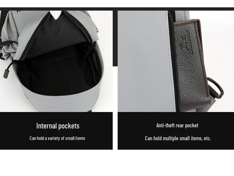 Men's Multi-Compartment Crossbody Bag: Outdoor Sports & Business Commute Handbag