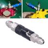 AN3 Brake Line Fitting, AN3 Quick Release Connector Brake Line Aluminum Alloy for Fuel Fluid Hose AN3 (SW-21032-BL)