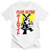 New Arrived Tshirt Men's Black Tops MHA All Might Plus Ultra Officially Licensed Adult Humor T Shirt Vintage Style Short Sleeve