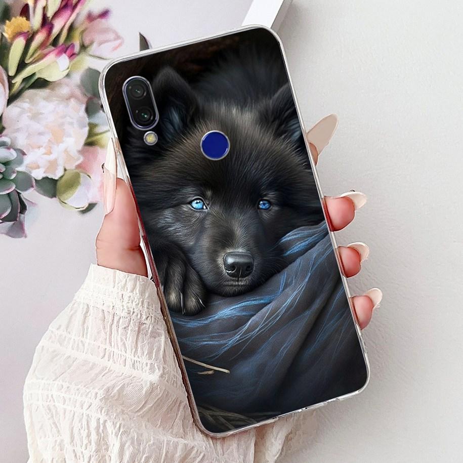 For Cover Xiaomi Redmi 7 7A Case Luxury Painted Soft Clear Silicone TPU Shockproof Cover For Xiaomi Redmi Note 7 Pro Note7 Coque