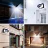 Kinkiet Led Solarna Lampa Z Czujnikiem Ruchu 100 Led
