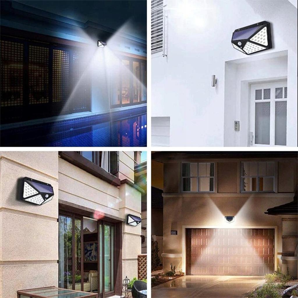 Kinkiet Led Solarna Lampa Z Czujnikiem Ruchu 100 Led