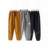 Spring Korean Boys' Trousers: Stitching Terry Sweatpants for Kids