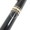 Sehr guter MONTBLANC Kugelschreiber Meisterstück Classic Kappe Typ Schwarz Gold Herren Gebraucht