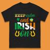Bleib ruhig und irisch drauf Herren T-Shirt Damen Oberteile T-Shirts